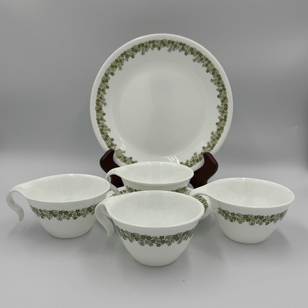 Vintage Corelle Spring Blossom “Crazy Daisy” 6 Pieces